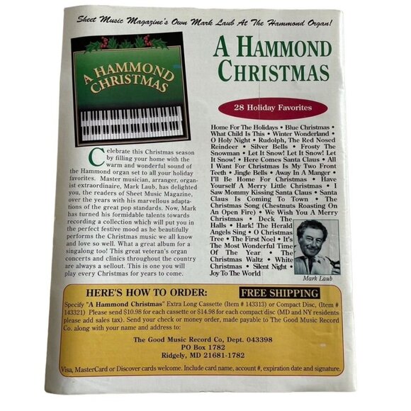 Sheet Music Magazine September October 1997 The Crooners Perry Commo u - Picture 3 of 5